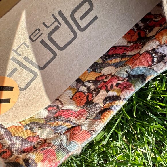 HEY DUDE Size 11 Wendy Cotton Canvas Elastic UltraLIGHT EVA Outsole Deck Boat Sh - Picture 12 of 15